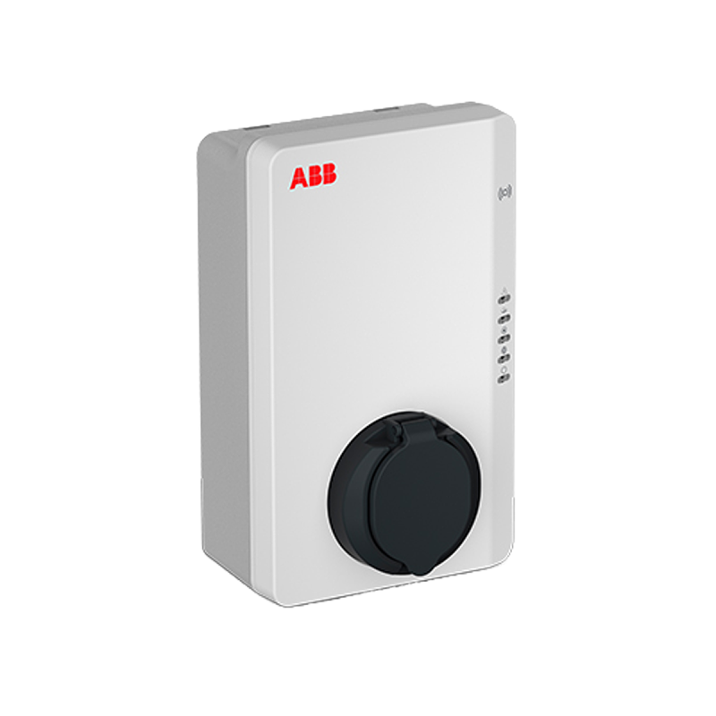 ABB 22kW Terra AC Duvar Tipi Kablosuz Tip 2 Soket Elektrikli Araç Şarj İstasyonu