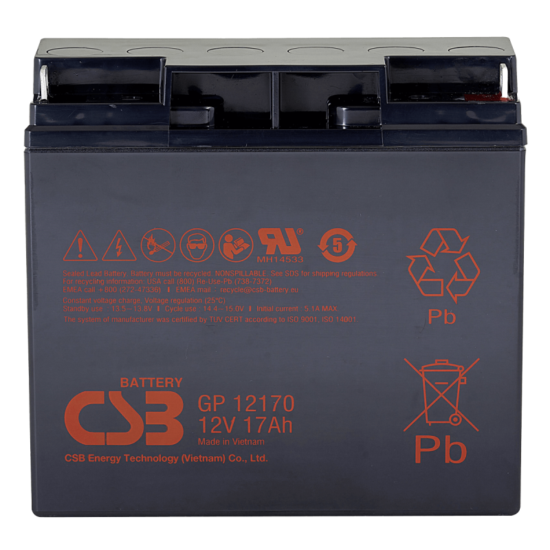 CSB 12V 17AH KURU TİP AKÜ GP12170B1