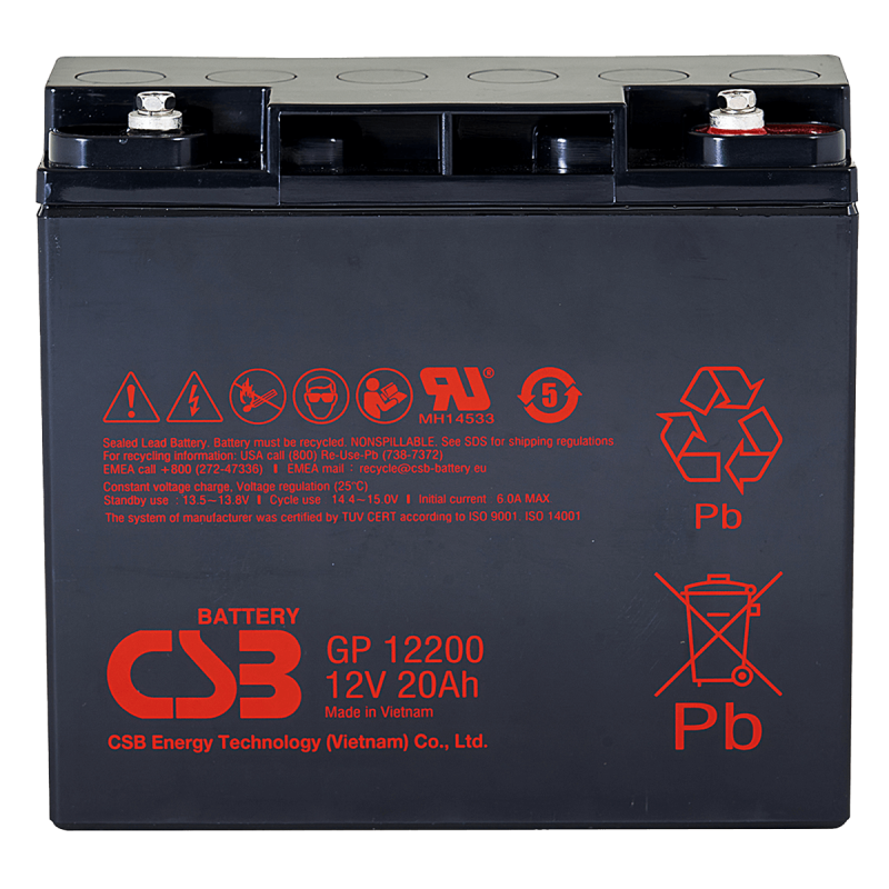 CSB 12V 20AH KURU TİP AKÜ GP12200