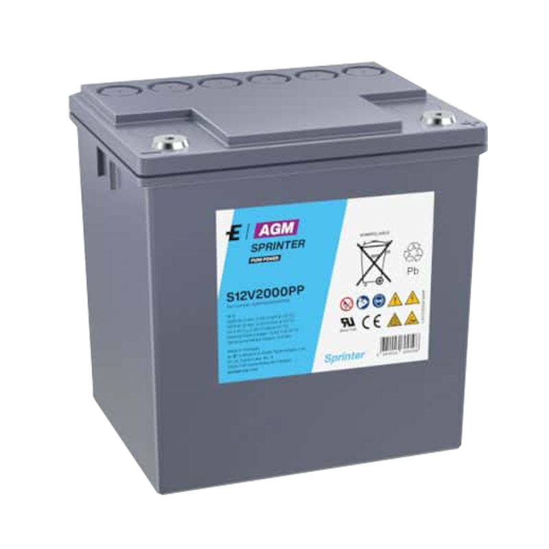 EXİDE SPRİNTER PURE POWER 12V 60.8AH KURU TİP AKÜ S12V2000PP