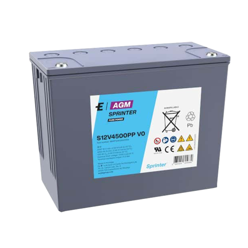 EXİDE SPRİNTER PURE POWER 12V 126AH KURU TİP AKÜ S12V4500PP