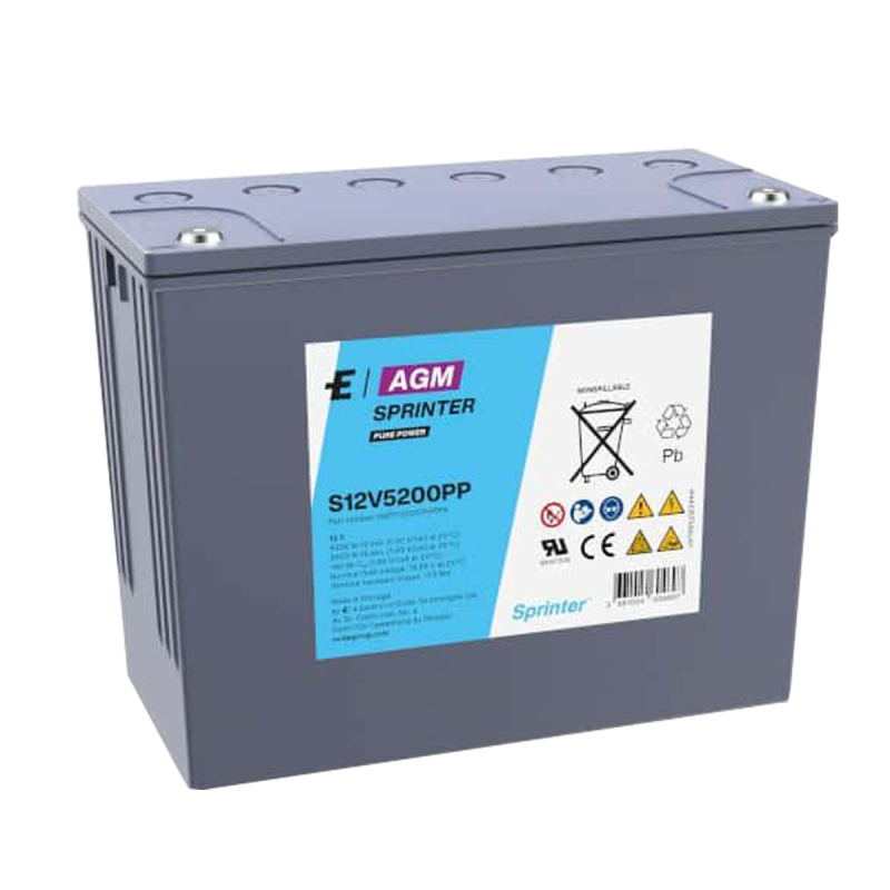 EXİDE SPRİNTER PURE POWER 12V 148AH KURU TİP AKÜ S12V5200PP
