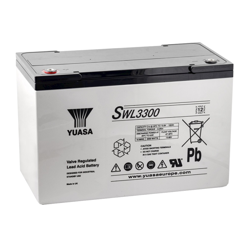 YUASA 12V 110.2AH KURU TİP AKÜ SWL3300