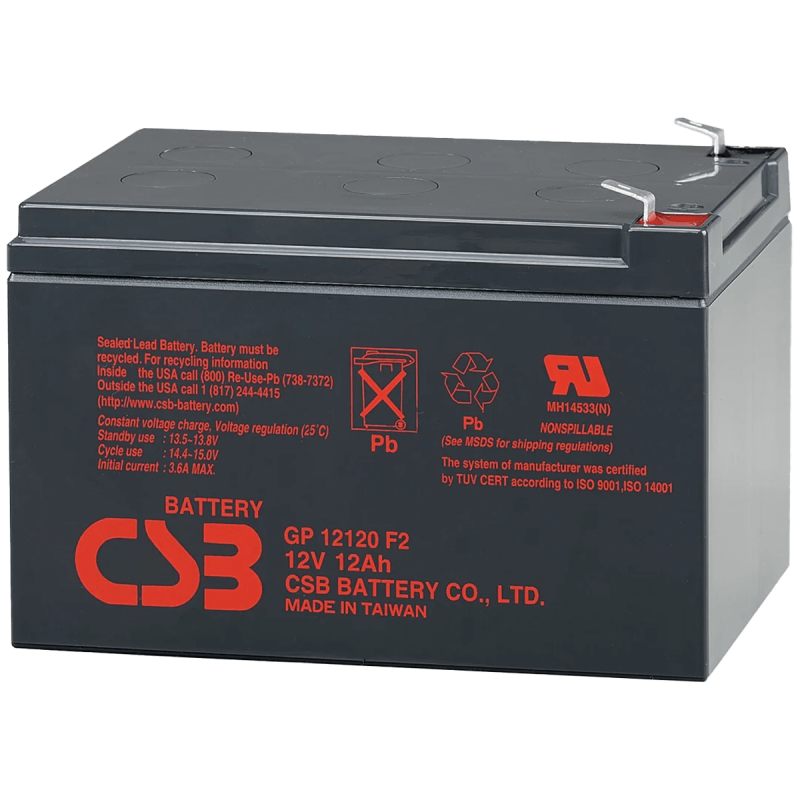 CSB 12V 12AH KURU TİP AKÜ GP12120F2