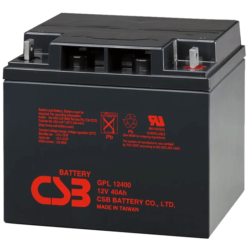 CSB 12V 40AH Kuru Tip Akü GPL12400I