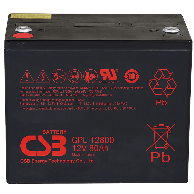 CSB 12V 80AH KURU TİP AKÜ  GPL12800